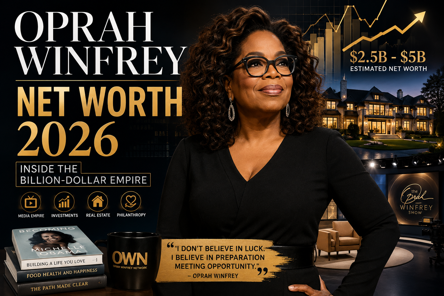 Oprah Winfrey Net Worth: Inside the Billion Dollar Empire of Media’s Most Powerful Self Made Woman